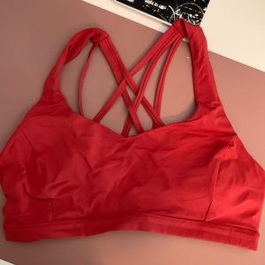 Lululemon Sports Bra Criss Cross Straps Size 8